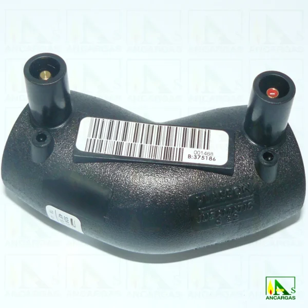 Codo de 45° electrosoldables PE 100 - Imagen Web de Ancargas ©