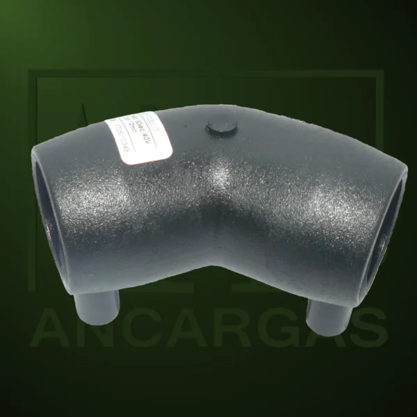 Codo de 45° electrosoldables PE 100 - Imagen Web de Ancargas ©