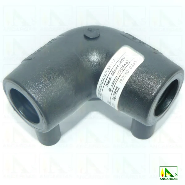 Codo de 90° electrosoldables PE 100 DN20-160 - Imagen Web de Ancargas ©