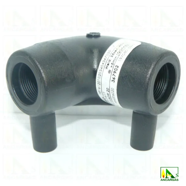 Codo de 90° electrosoldables PE 100 DN20-160 - Imagen Web de Ancargas ©