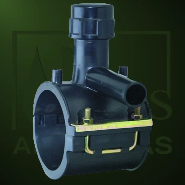 Derivación toma en carga electrosoldable DN 160-32mm PE100 SDR 11 - Imagen Web de Ancargas ©