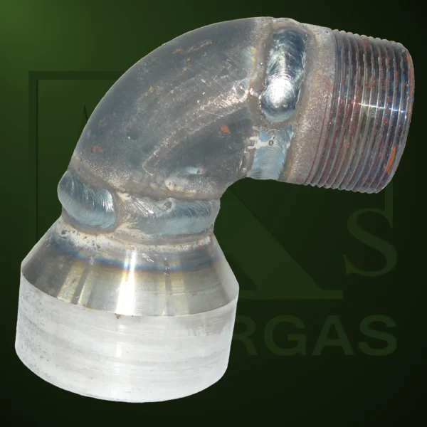 Adaptador-Expansionador ACODADO acero forjado 3000 lbs NPT - Imagen Web de Ancargas ©
