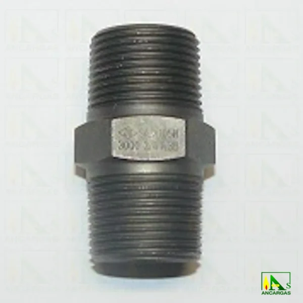 Doble macho NPT hexagonal acero forjado 3000 lbs - Imagen Web de Ancargas ©