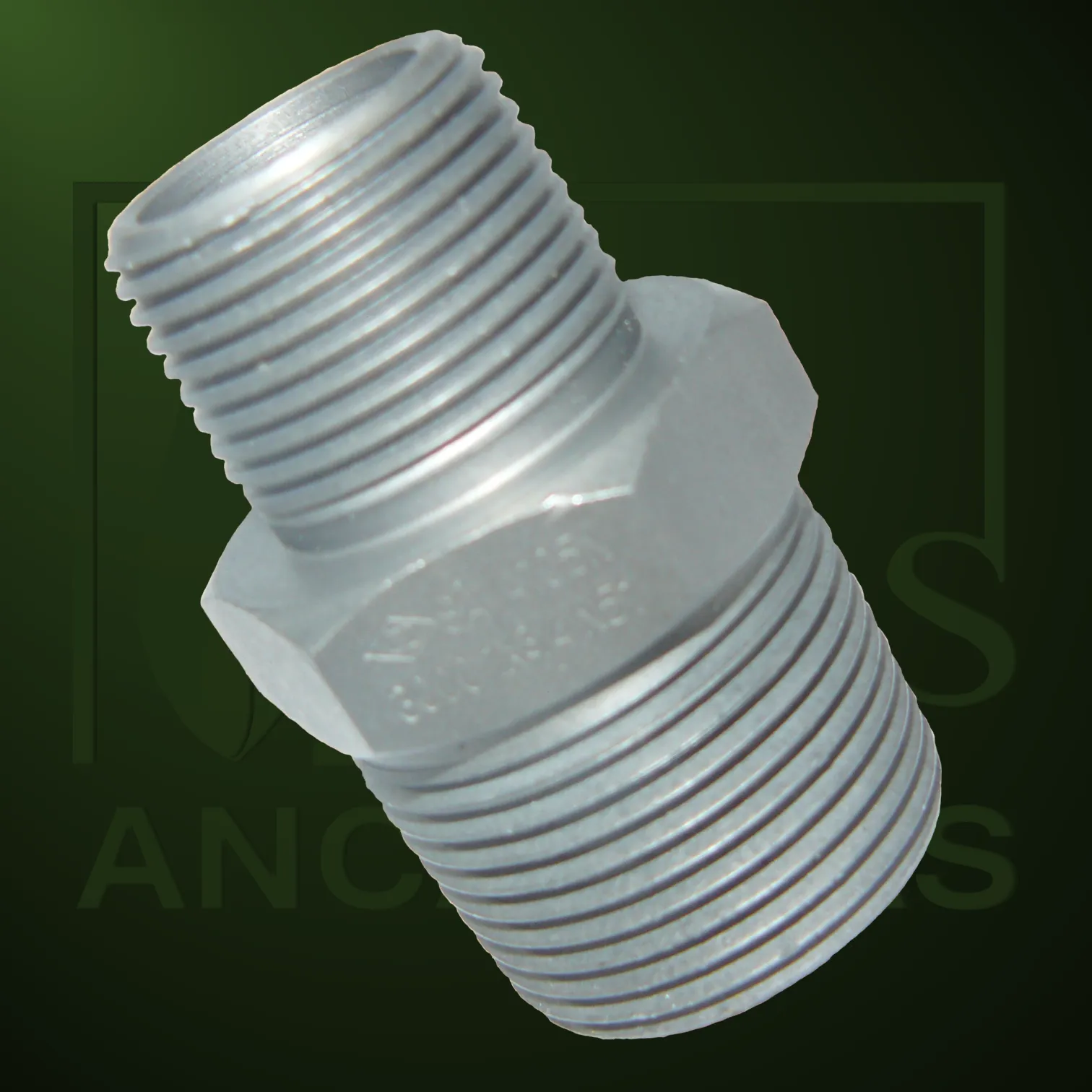 Doble macho NPT hexagonal REDUCIDO acero forjado 3000 lbs - Imagen Web de Ancargas ©