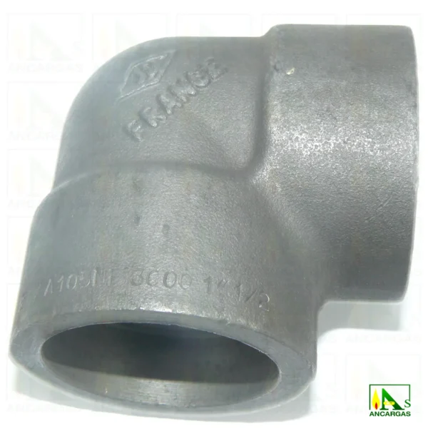 Codos para soldar acero forjado SW 3000 lbs 90° - Imagen Web de Ancargas ©