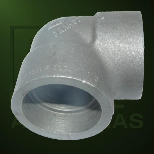 Codos para soldar acero forjado SW 3000 lbs 90° - Imagen Web de Ancargas ©