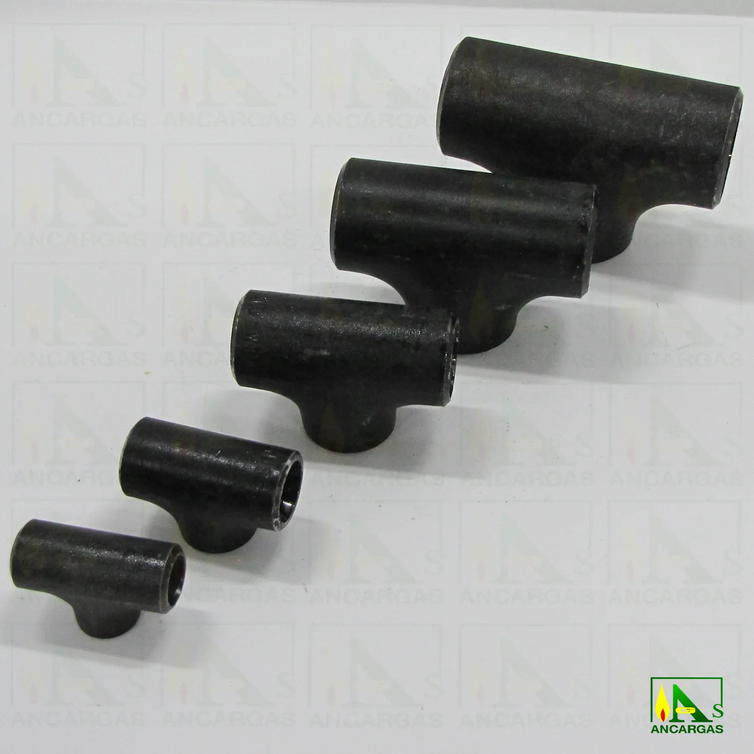 Te para soldar a tope de acero - Imagen Web de Ancargas ©