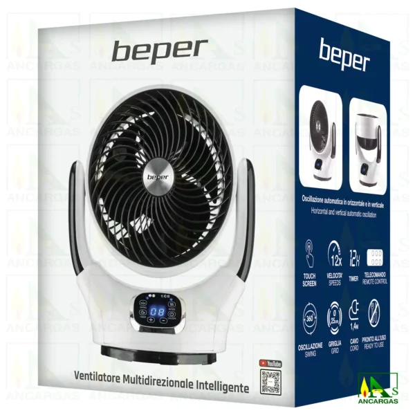 VENTILADOR CIRCULATORIO DE SOBREMESA BEPER - Imagen Web de Ancargas ©