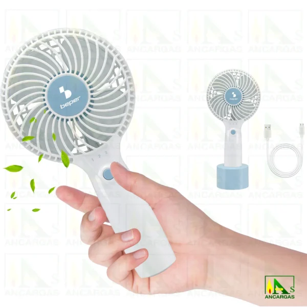 Beper Mini ventilador recargable - Imagen Web de Ancargas ©