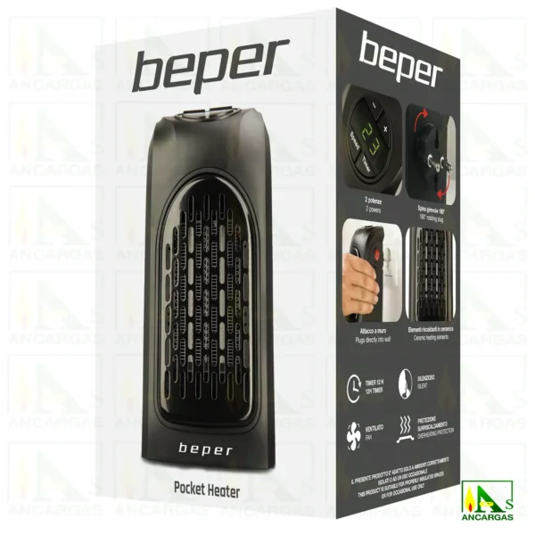CALEFACTOR DE ENCHUFE MINI BEPER - Imagen Web de Ancargas ©