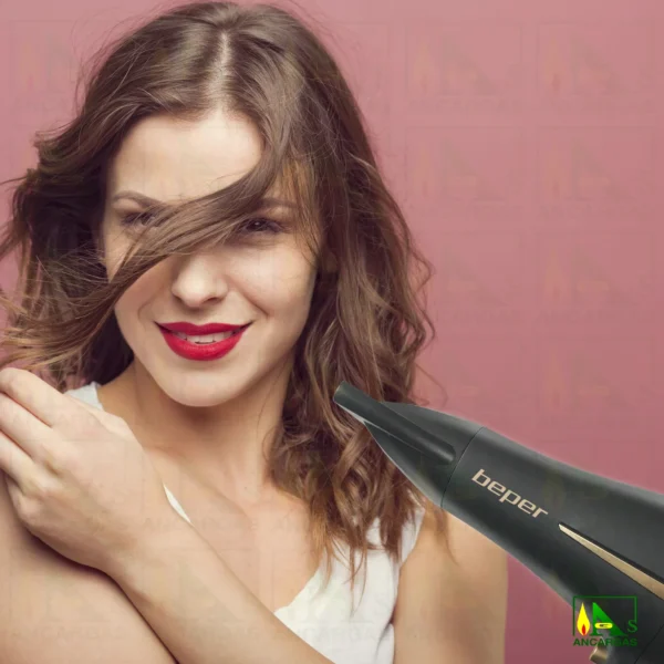 Secador de pelo Soft Touch de viaje plegable Beper - Imagen Web de Ancargas ©
