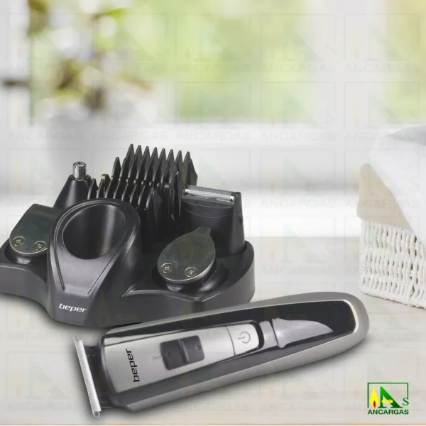 Kit de barbero 10 en 1 cortapelos recortador Beper - Imagen Web de Ancargas ©