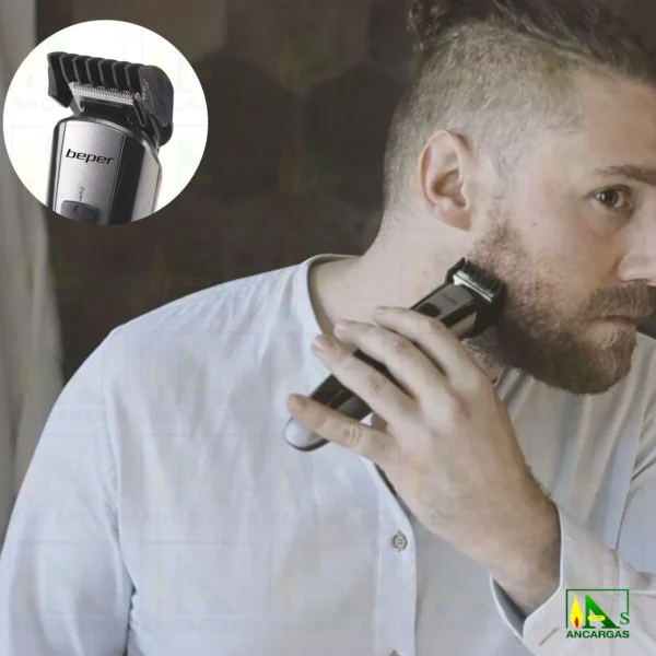 Kit de barbero 10 en 1 cortapelos recortador Beper - Imagen Web de Ancargas ©