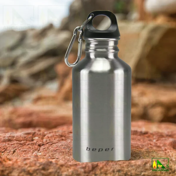 BOTELLA DEPORTIVA EN ACERO 0.5L BEPER - Imagen Web de Ancargas ©