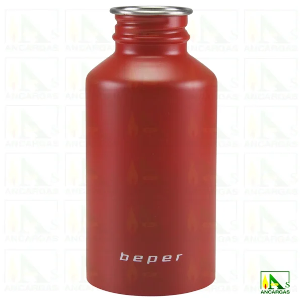 BOTELLA DEPORTIVA ACERO ROJO 0.5L BEPER - Imagen Web de Ancargas ©
