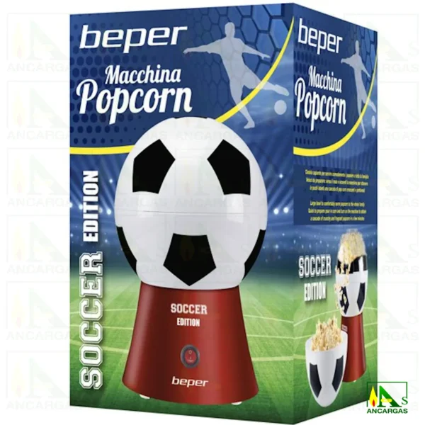 MAQUINA DE PALOMITAS EDICION Futból BEPER - Imagen Web de Ancargas ©