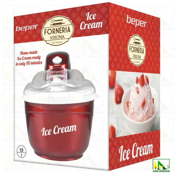 Máquina de helados y sorbetes Beper - Imagen Web de Ancargas ©