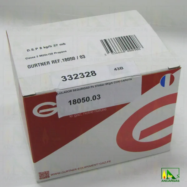 Reductor GURTNER con volante 8kgh VIS MIN - Imagen Web de Ancargas ©