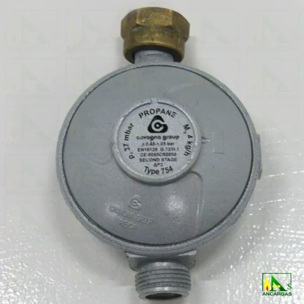 Regulador Reca 37mbar fijo - Imagen Web de Ancargas ©