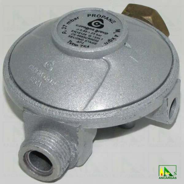 Regulador Reca 37mbar fijo - Imagen Web de Ancargas ©