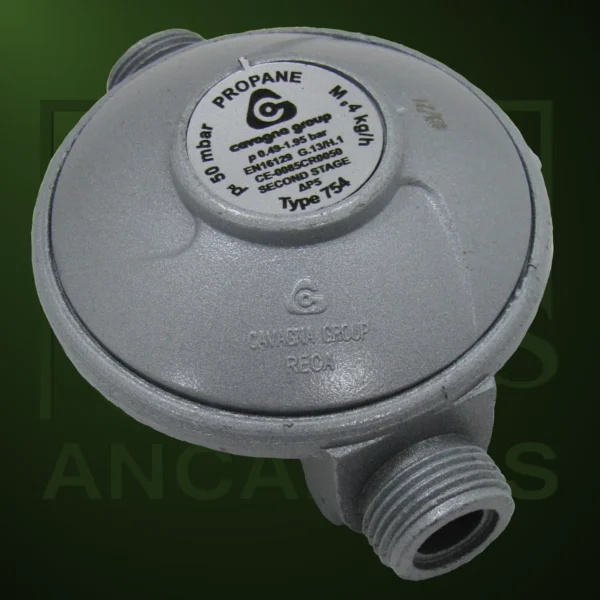 Regulador Reca 50mbar 4kg MxM - Imagen Web de Ancargas ©