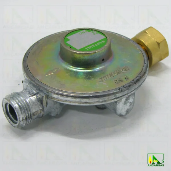 REDUCTOR BRIFFAULT DF-55-05-50 de caudal 5KG Entrada y salida 20x150 - Imagen Web de Ancargas ©