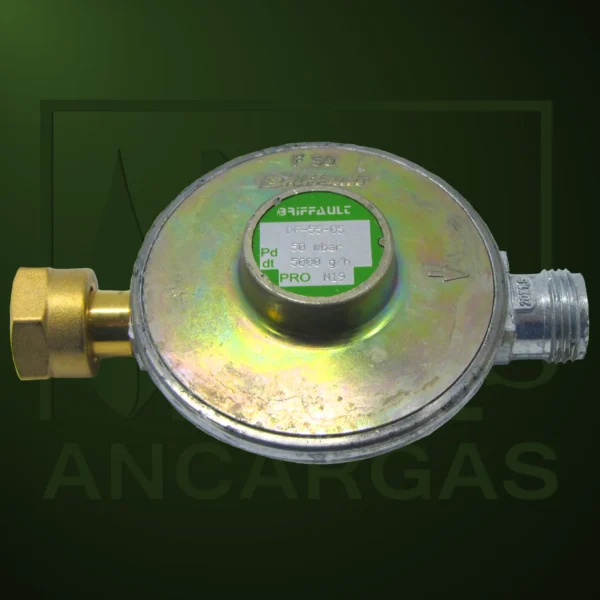 REDUCTOR BRIFFAULT DF-55-05-50 de caudal 5KG Entrada y salida 20x150 - Imagen Web de Ancargas ©