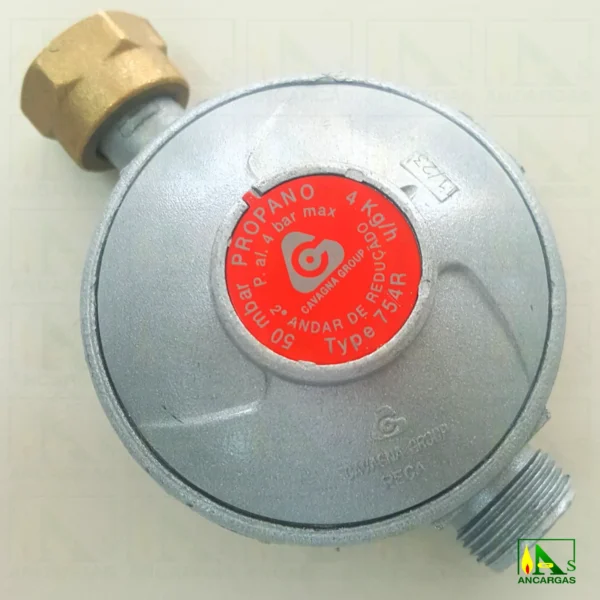Regulador Reca 50mbar 4kg Tuerca Loca x Macho - Imagen Web de Ancargas ©