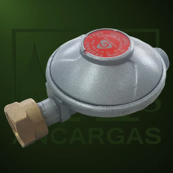 Regulador Reca 50mbar 4kg Tuerca Loca x Macho - Imagen Web de Ancargas ©