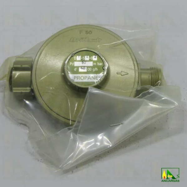 Reductor Briffault 4 kg/h 50mbar M-20x150 x H-21,8 sin seguridad - Imagen Web de Ancargas ©