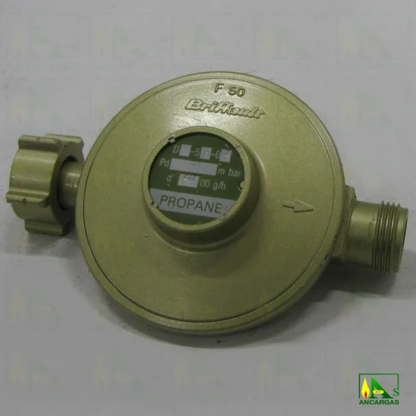 Reductor Briffault 4 kg/h 50mbar M-20x150 x H-21,8 sin seguridad - Imagen Web de Ancargas ©