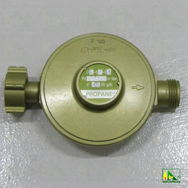 Reductor Briffault 4 kg/h 50mbar M-20x150 x H-21,8 sin seguridad - Imagen Web de Ancargas ©