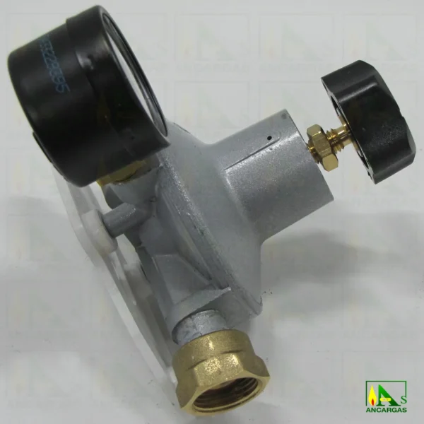 Regulador Reca 4kgh regulable 0-300mbar con manómetro - Imagen Web de Ancargas ©