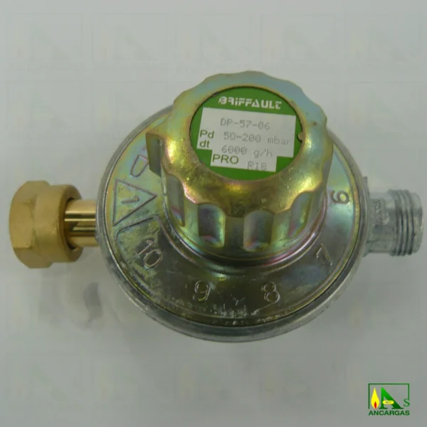 Regulador BRIFFAULT presión regulable DP. 57-06 2ª etapa con mando 10 posiciones - Imagen Web de Ancargas ©