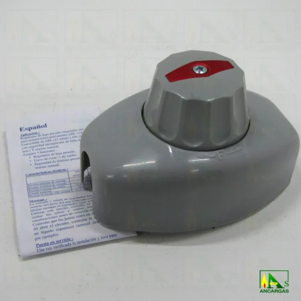 Regulador convertible Clesse 22 o 37 mbar 4kg RBPS S22-37 - Imagen Web de Ancargas ©
