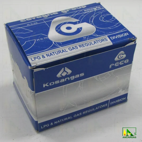 Regulador convertible Reca 22 o 37 mbar 4kg - Imagen Web de Ancargas ©