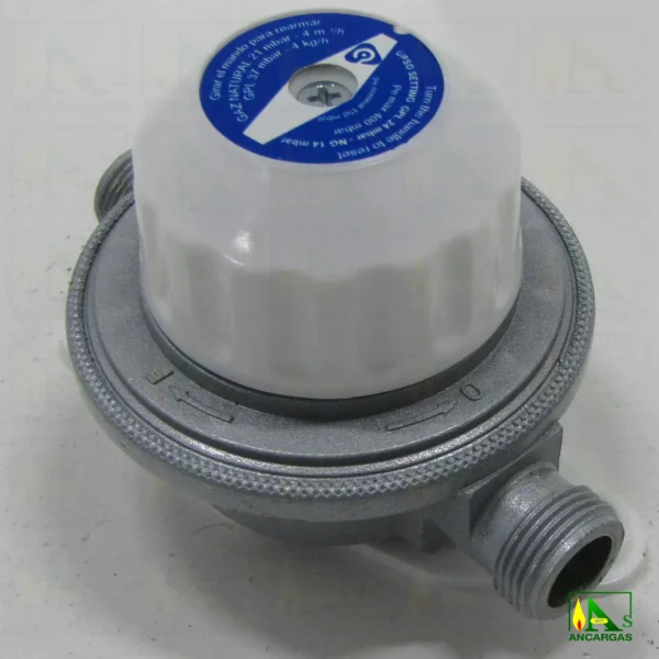 Regulador convertible Reca 22 o 37 mbar 4kg - Imagen Web de Ancargas ©