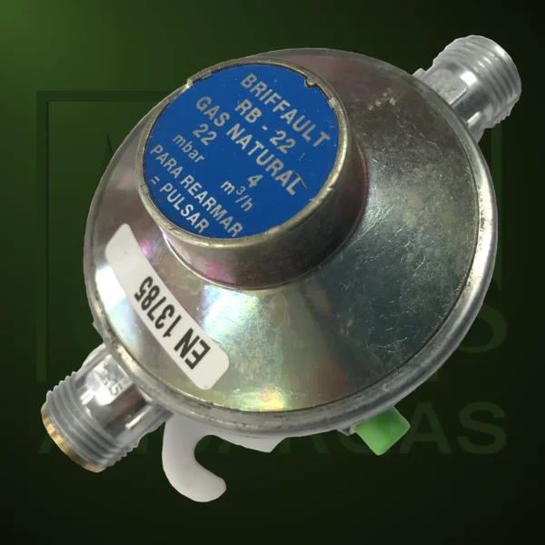 Reductor BRIFFAULT abonado ref. RB-22 especial vivienda Gas Natural - Imagen Web de Ancargas ©