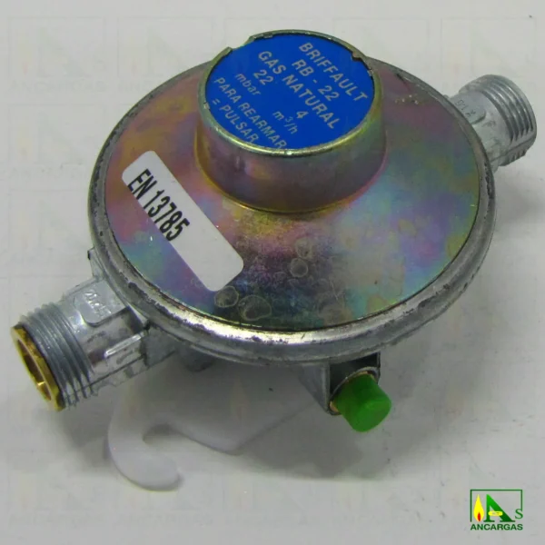 Reductor BRIFFAULT abonado ref. RB-22 especial vivienda Gas Natural - Imagen Web de Ancargas ©