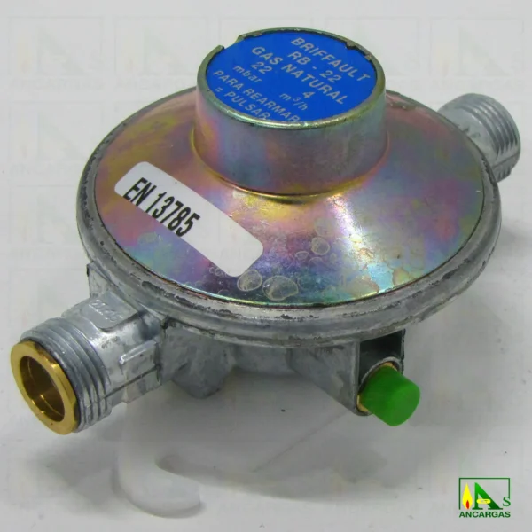 Reductor BRIFFAULT abonado ref. RB-22 especial vivienda Gas Natural - Imagen Web de Ancargas ©