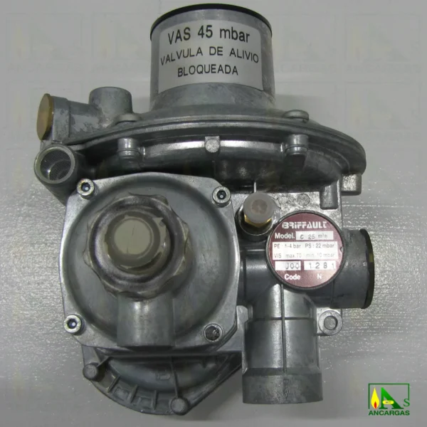 Regulador Briffault CY25LI V22mbar - Imagen Web de Ancargas ©