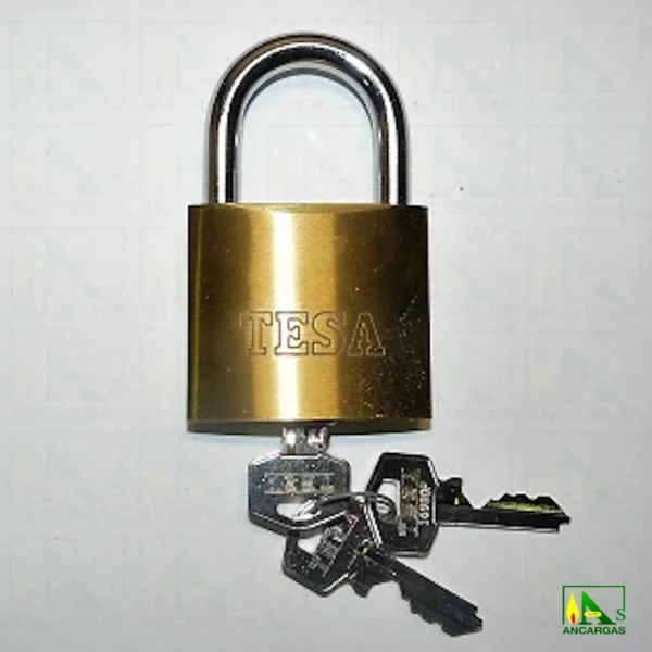 Candado con llave Repsol arco largo - Imagen Web de Ancargas ©