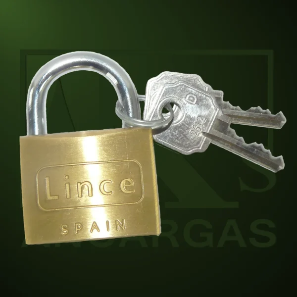 Candado con llave Repsol arco corto - Imagen Web de Ancargas ©