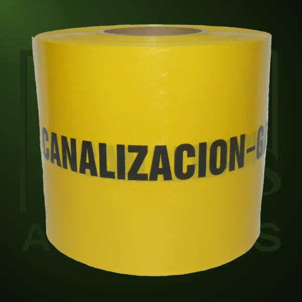 Cinta señalización CANALIZACIÓN GAS - Imagen Web de Ancargas ©