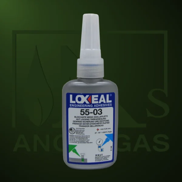 TUBO SELLADOR LOXEAL 55-03 BOTELLA DE 50 ML - Imagen Web de Ancargas ©