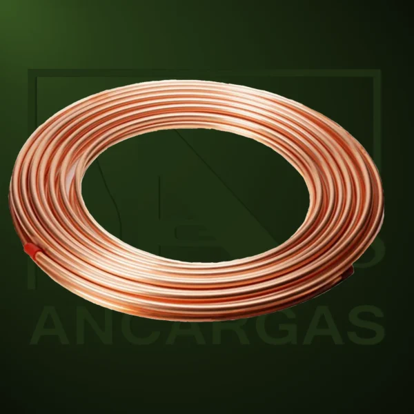 Tubo de cobre en rollo - Imagen Web de Ancargas ©