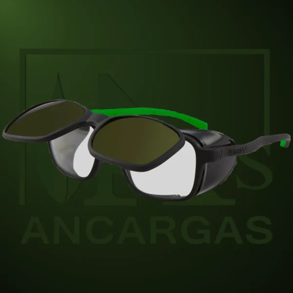 Gafas de protección Duplex 1095 DIN5 con filtro para soldadura con frontal abatible