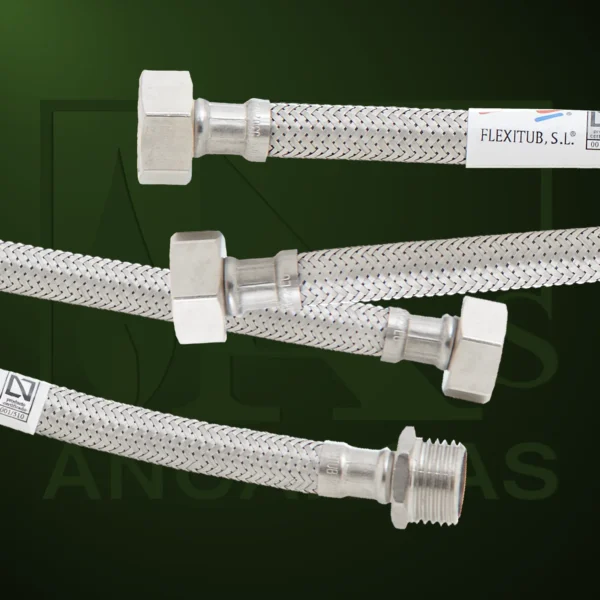 Conexiones grifería acero inox Ø8,5 AENOR Presión nominal 10bar normal - Imagen Web de Ancargas ©