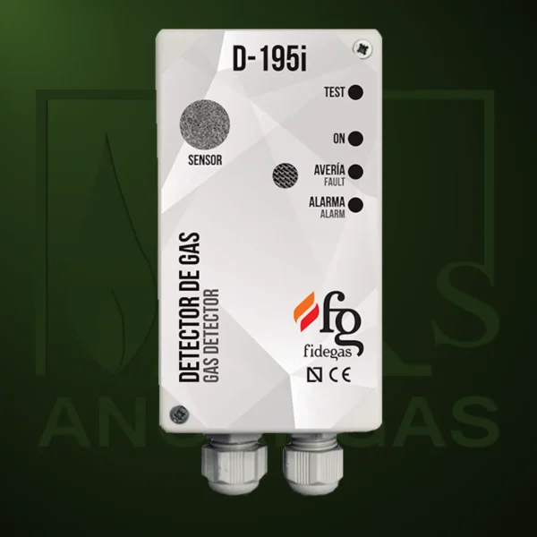 Detector de gas doméstico Ref. D -195i - Imagen Web de Ancargas ©