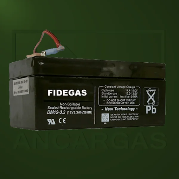 Batería seca Ref. B-01 - Imagen Web de Ancargas ©